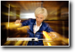 Experimental music in SA TARONJA - here: Theremin player Barbara Buchholz