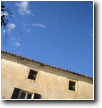 The BLUE SKIES of Mallorca - Sa Taronja's main house with the Cultural Centre's office and the Restaurant Limón y Chelo 